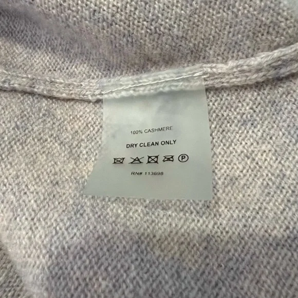 Margaret O’Leary Cashmere Sweater S lilac